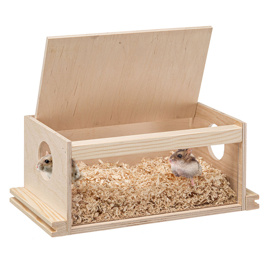 Ferplast Arcade Wooden Burrow Small Animal Hideaway