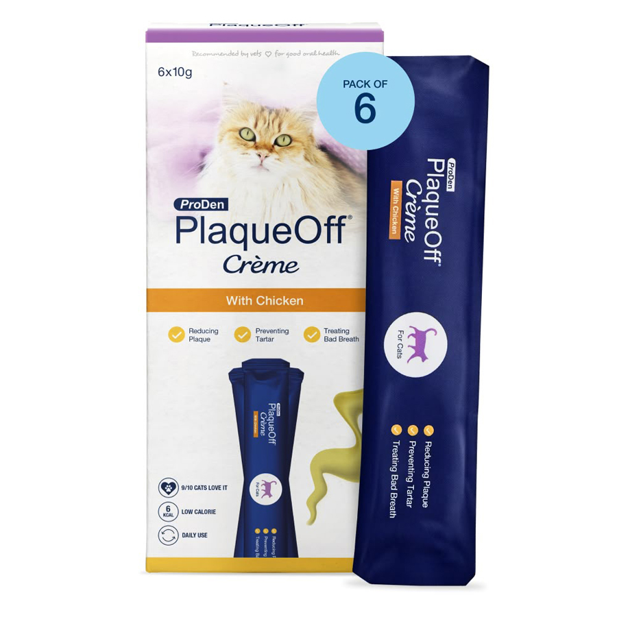 ProDen PlaqueOff Dental Creme for Cats x6