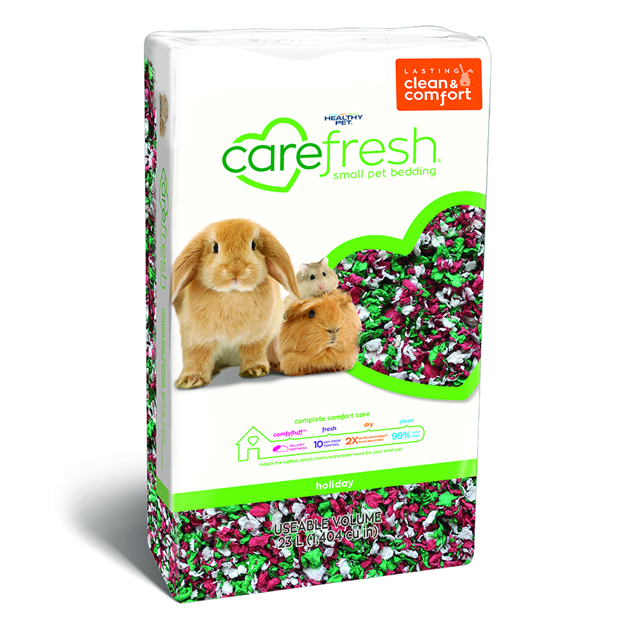 Carefresh Complete Comfort Care Small Animal Paper Bedding Holiday 23 L