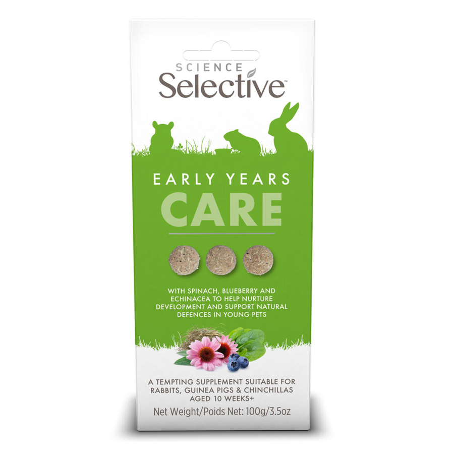 Science Selective Early Years Care Small Animal Supplements