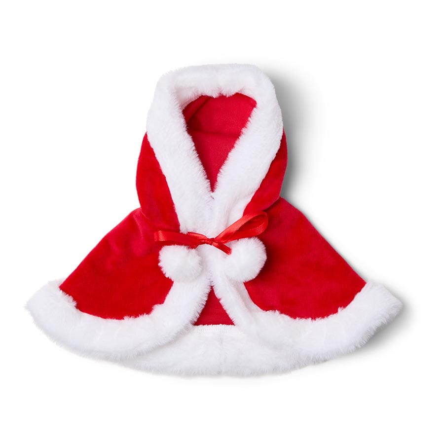 Pets at Home Christmas Cape Dog Neck Accessory Red
