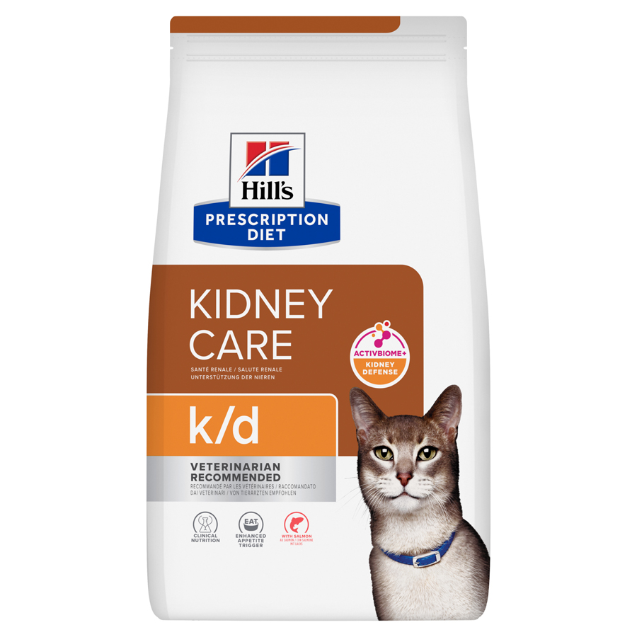 Hill's Prescription Diet k / d Dry Adult Cat Food with Salmon