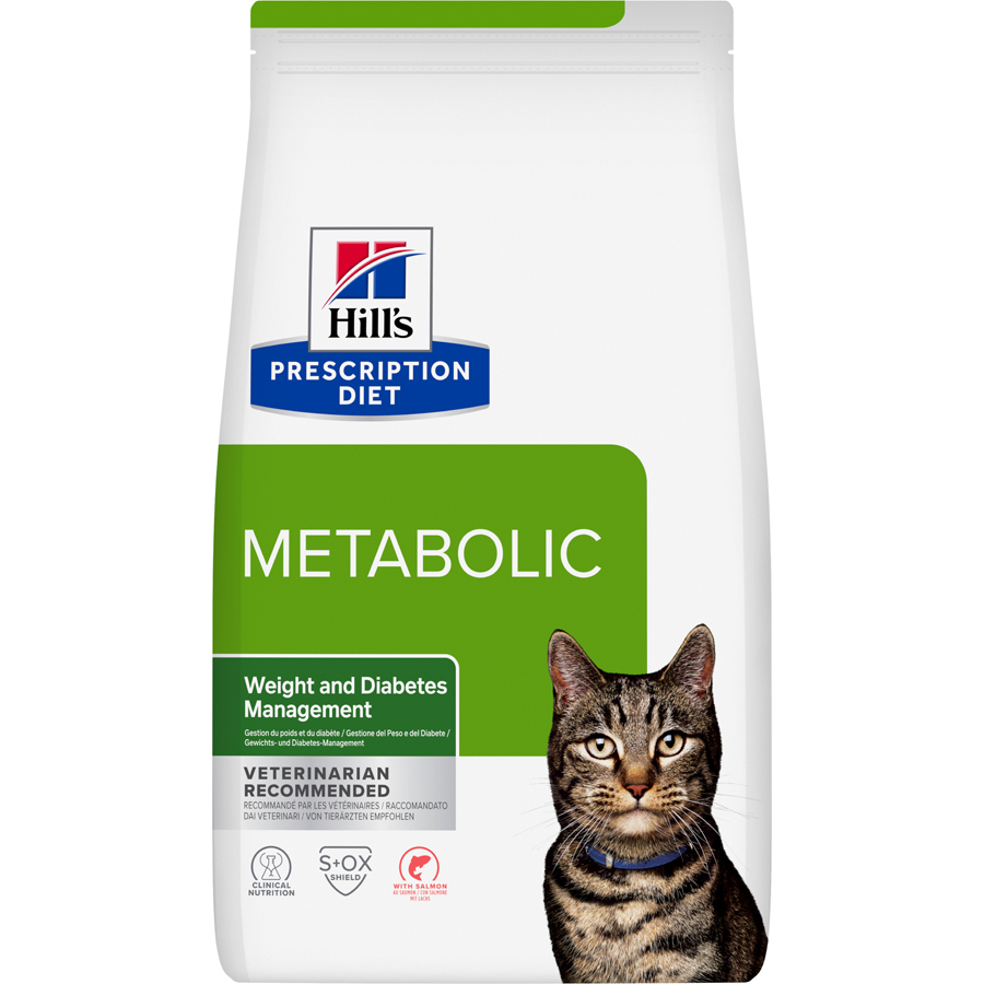 Hill's Prescription Diet Metabolic Weight Management Dry Cat Food with Salmon
