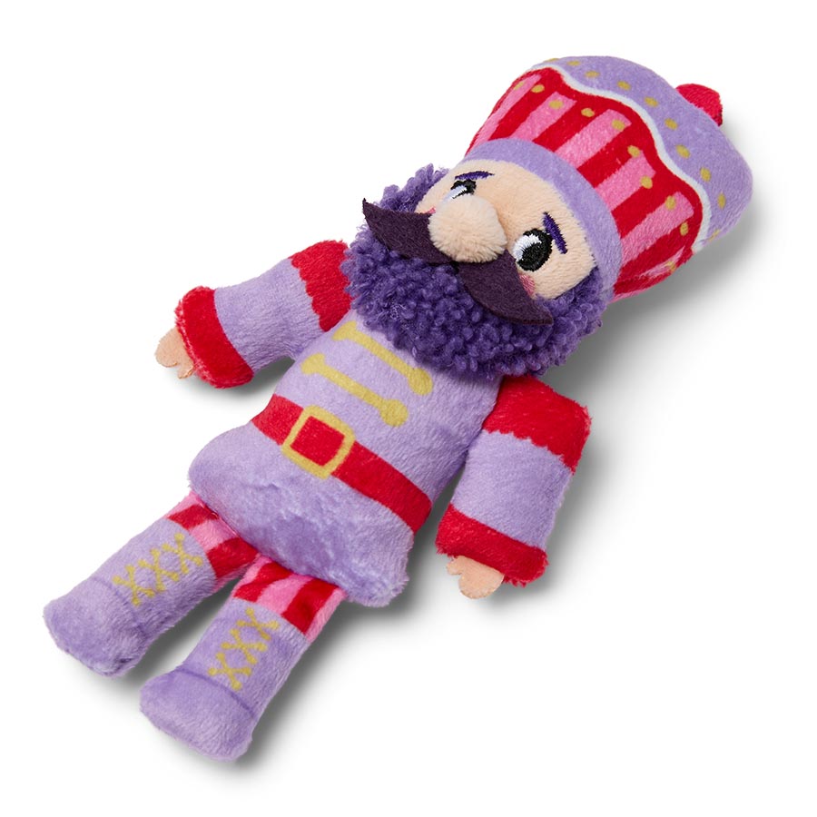 Pets At Home Christmas Nutcracker Squeaky Plush Dog Toy