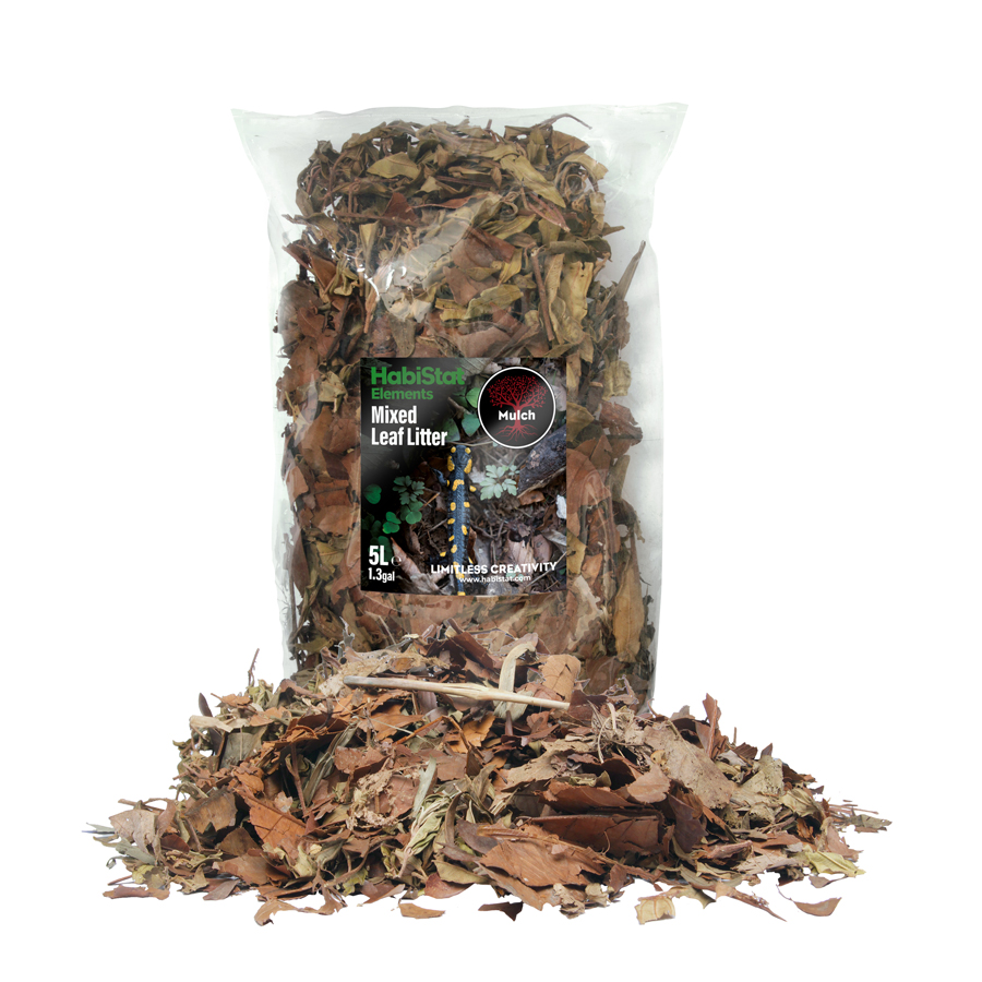 HabiStat Elements Forest Floor Mixed Leaf Litter Reptile Substrate 5 Litre
