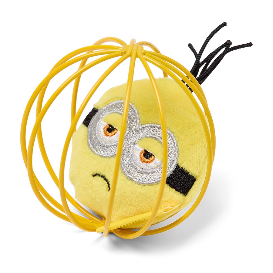 Minions Cage Ball Catnip Cat Toy