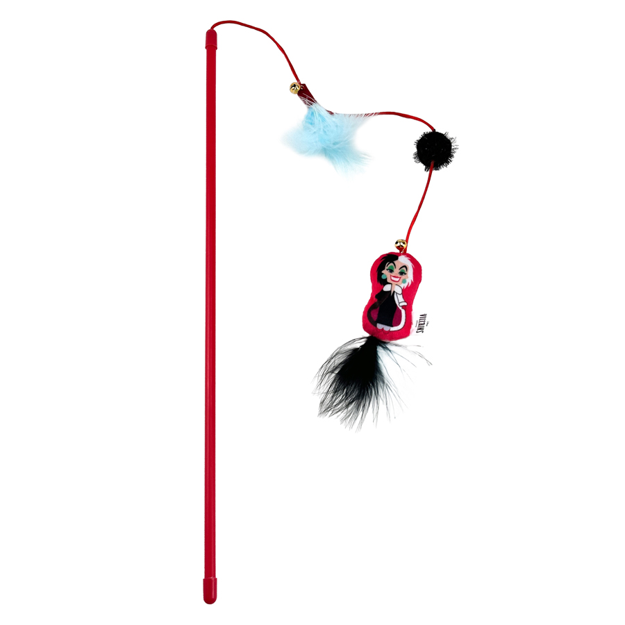 Disney Villains Cruella Teaser Wand Cat Toy