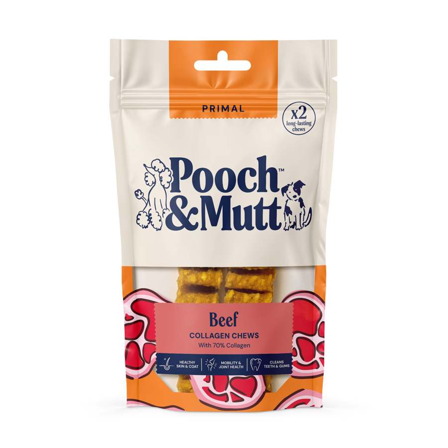 Pooch & Mutt Primal Beef Collagen Chew 2 Pack