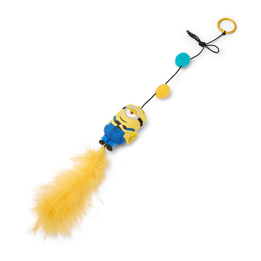 Minions Bungee Crinkle Catnip Cat Toy