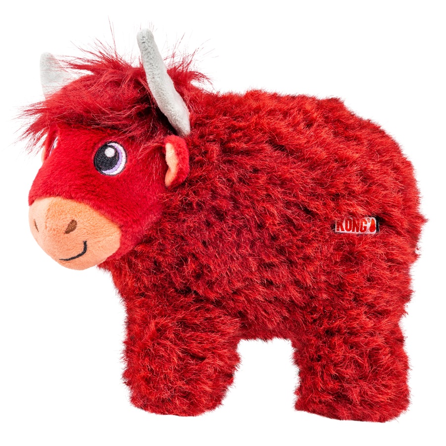 KONG Toughz Highland Cow Dog Toy
