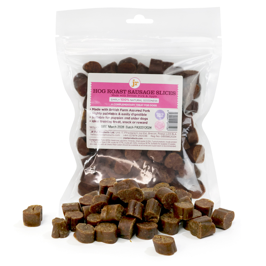JR Pet Products British Sliced Hog Roast Sausage