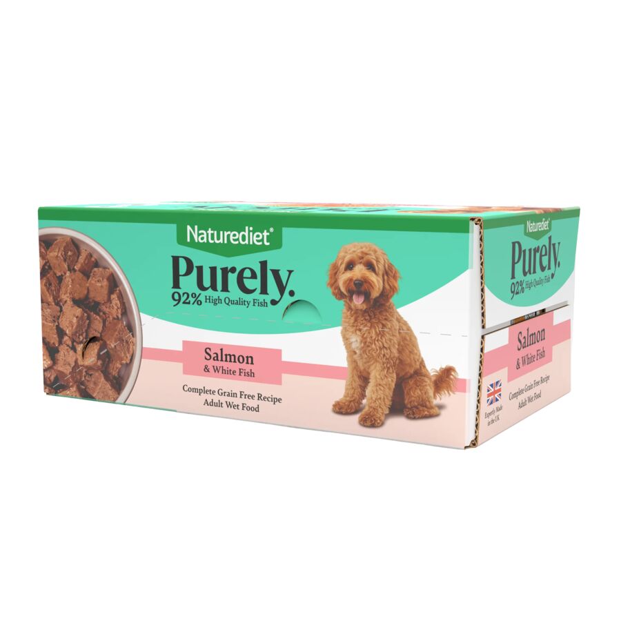 Naturediet Purely Salmon & White Fish Adult Wet Dog Food