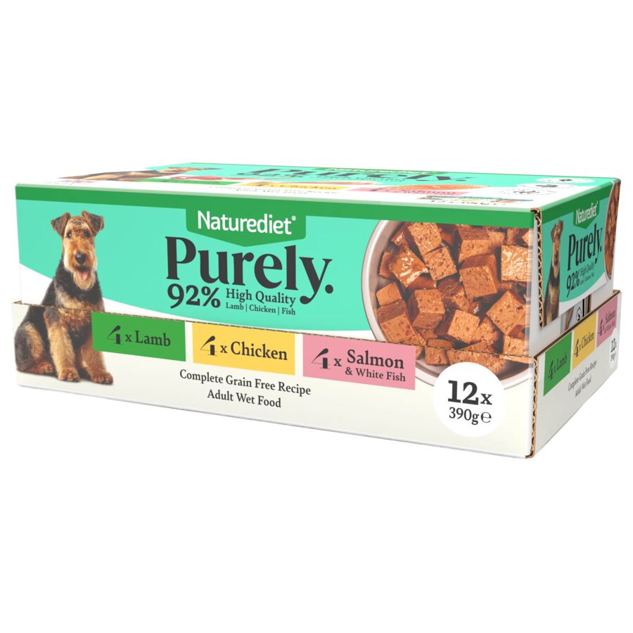 Naturediet Purely Selection Pack Adult Wet Dog Food