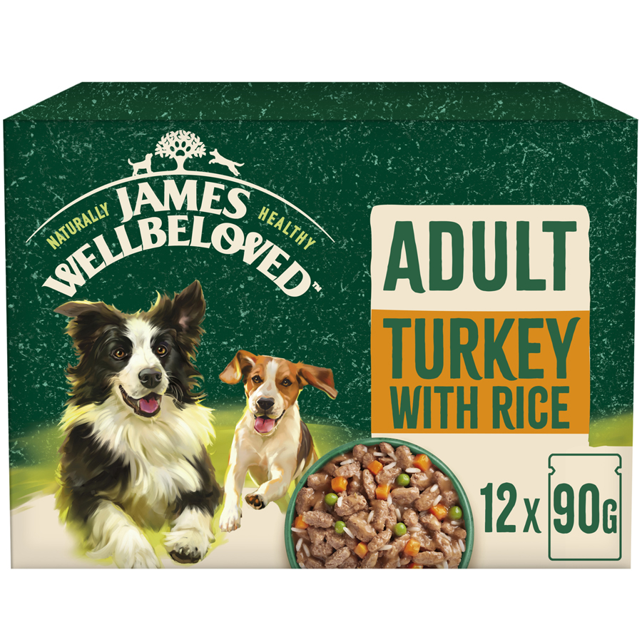 James Wellbeloved Adult Wet Dog Food Turkey & Rice