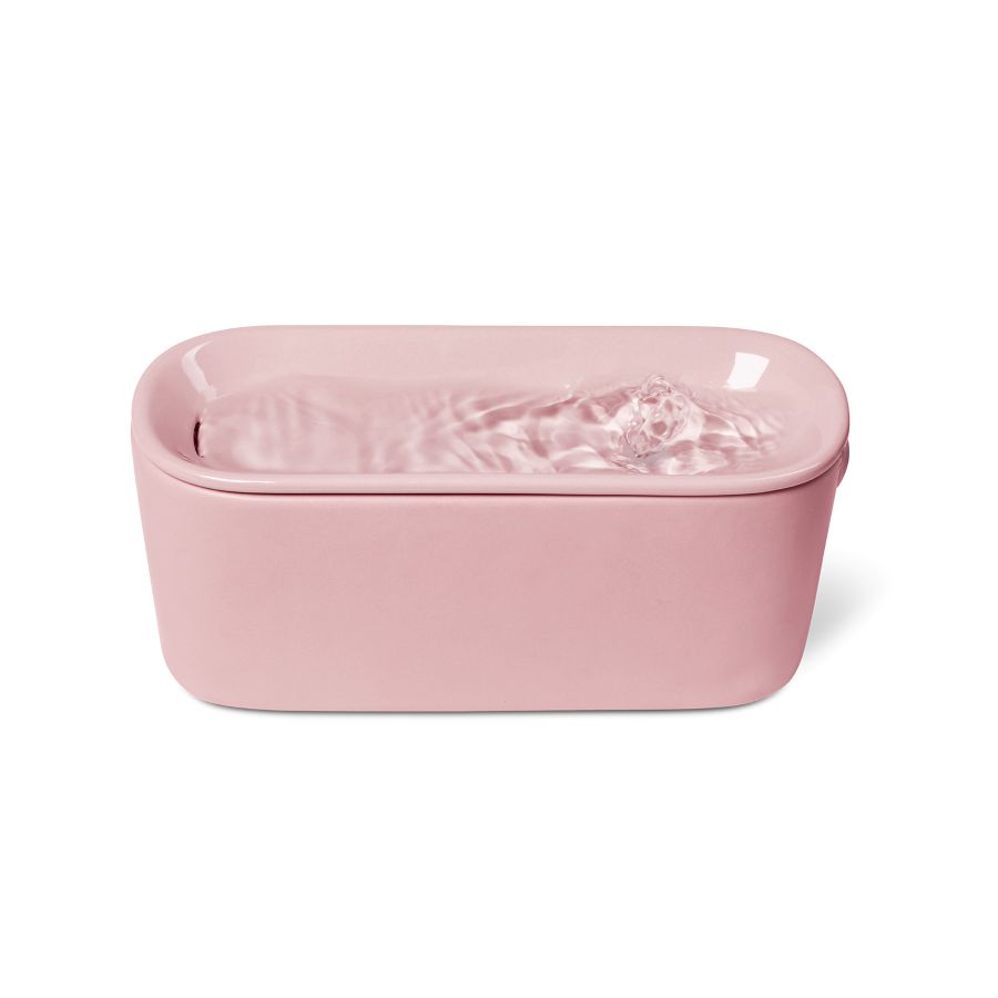 Cat Mate Ceramic Water Fountain 800ml Pink