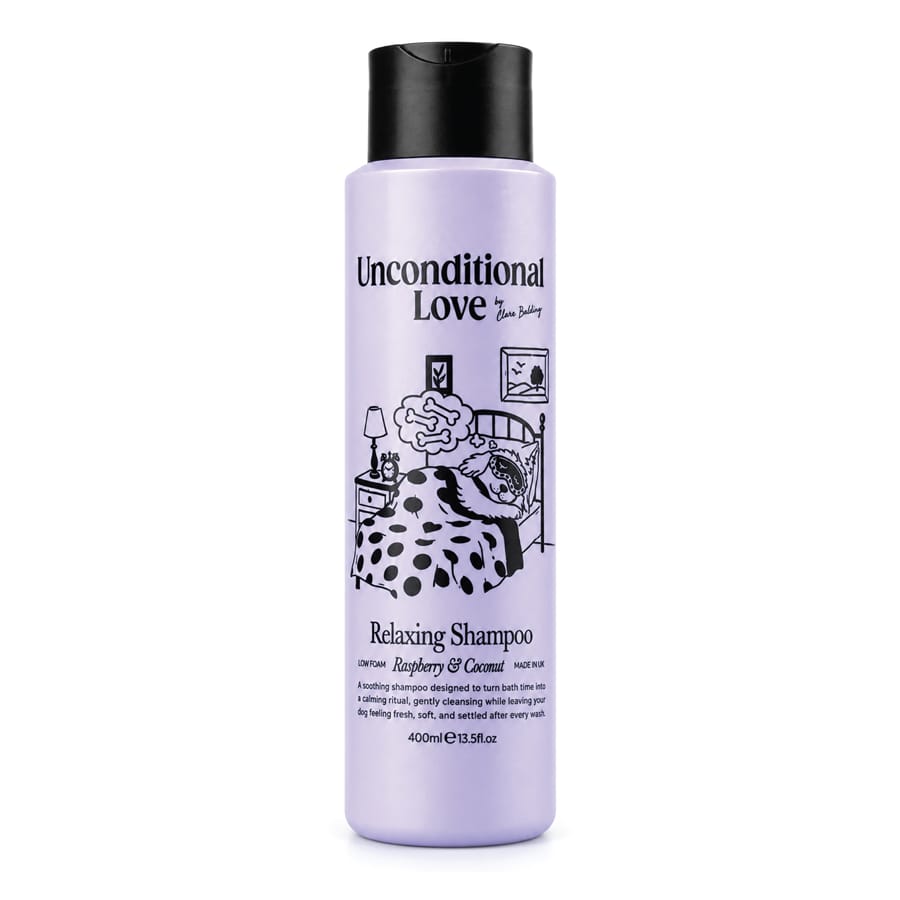 Unconditional Love Relaxing Shampoo for Dogs Raspberry & Coconut 400ml