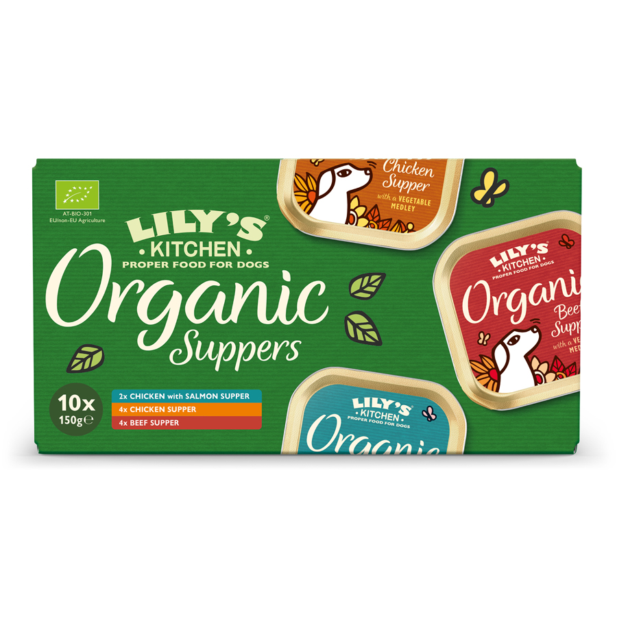 Lily's Kitchen Organic Trays Wet Dog Food Multipack