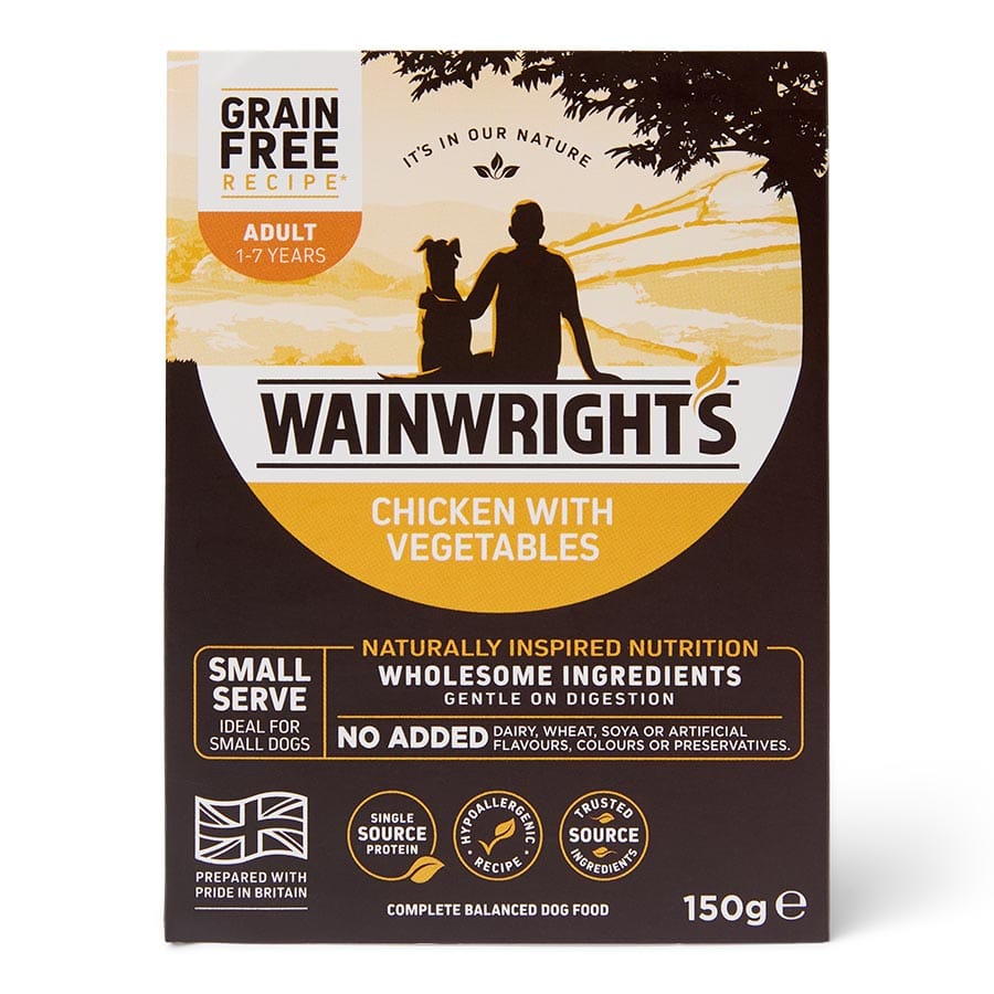 Wainwright's Grain Free Small Serve Wet Adult Dog Food Chicken