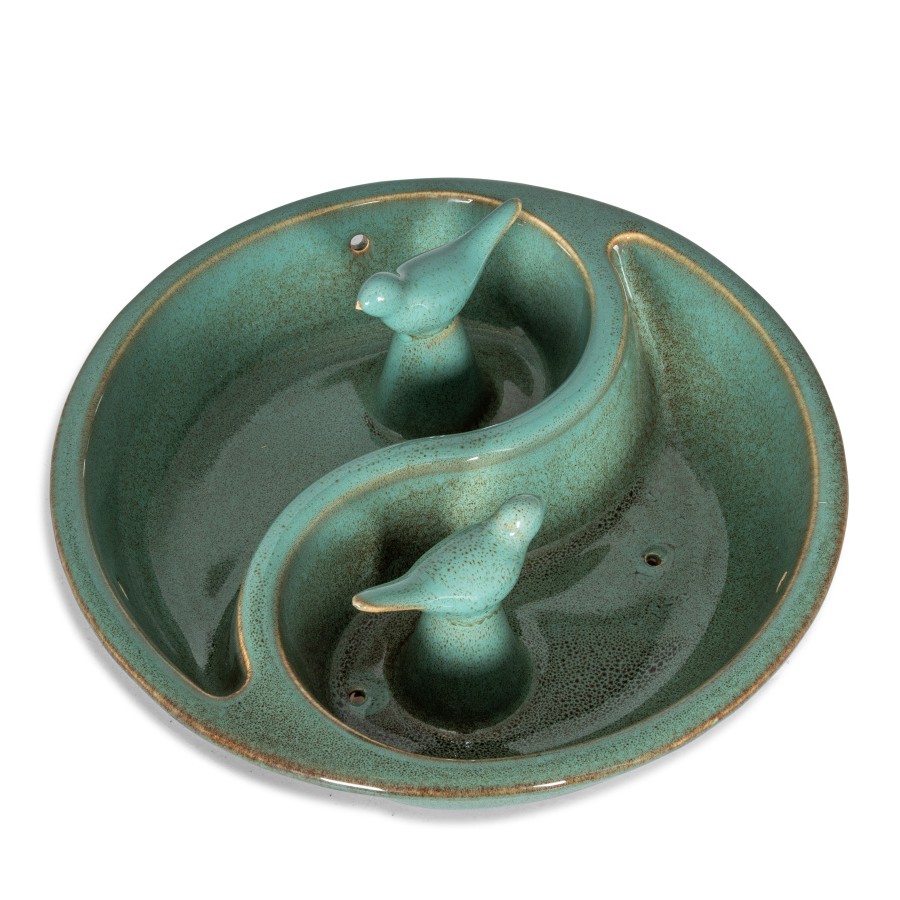 National Trust Vierno Yin Yang Wild Bird Water Dish & Feeder