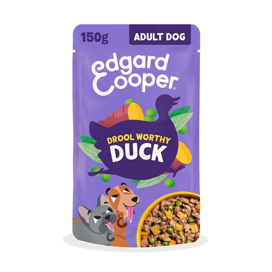 Edgard & Cooper Drool Worthy Dinners Fresh Duck Adult Dog Food Pouch 150g