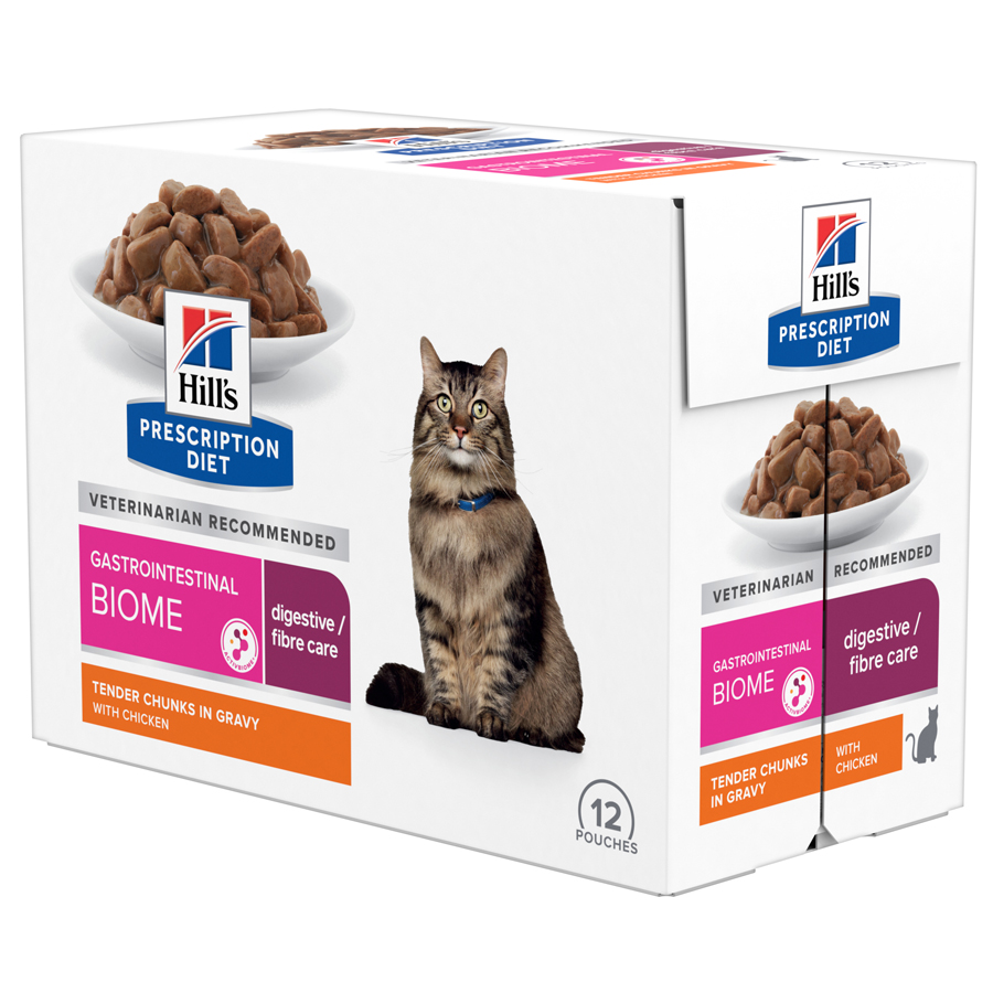 Hill's Prescription Diet Gastrointestinal Biome Adult Wet Cat Food with Chicken