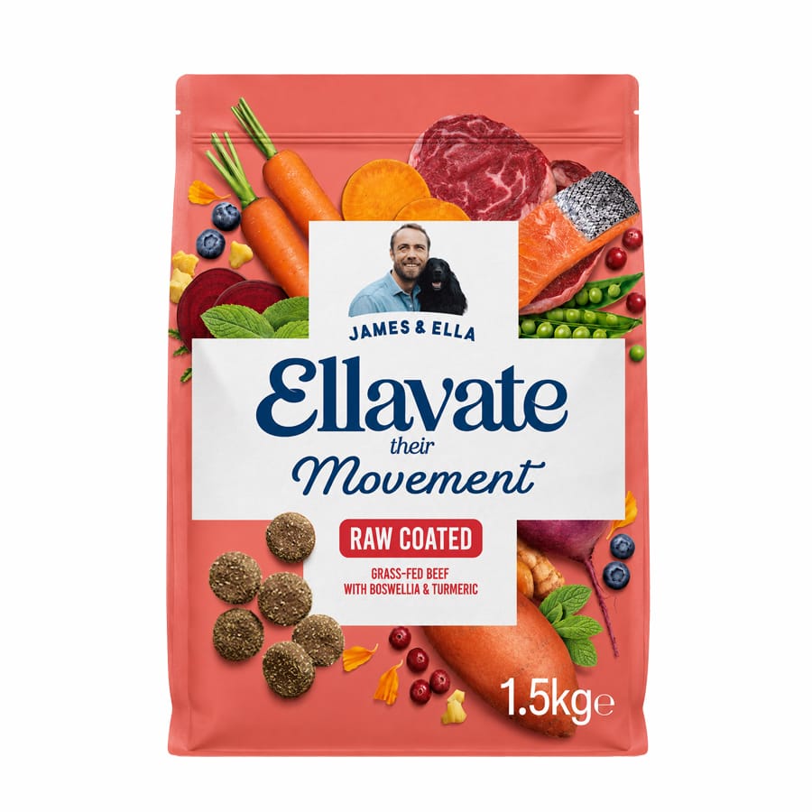 James & Ella Ellavate Raw Coated Kibble Ellavate Their Movement