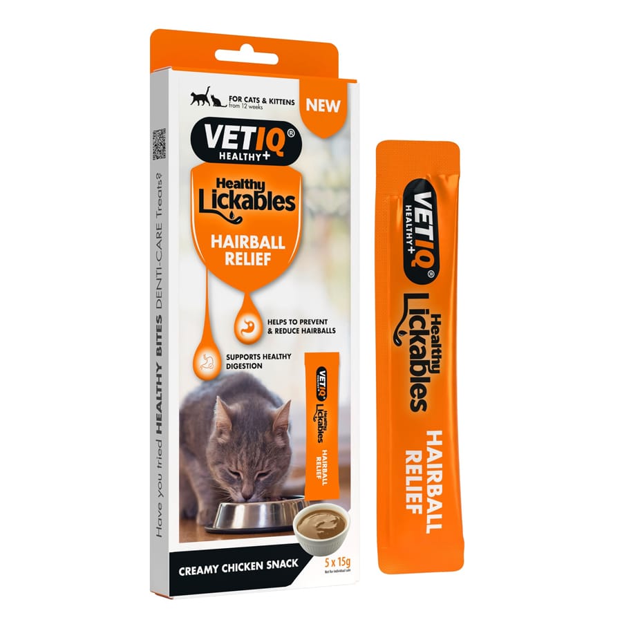 VETIQ Healthy Lickables Hairball Relief Cat Treats