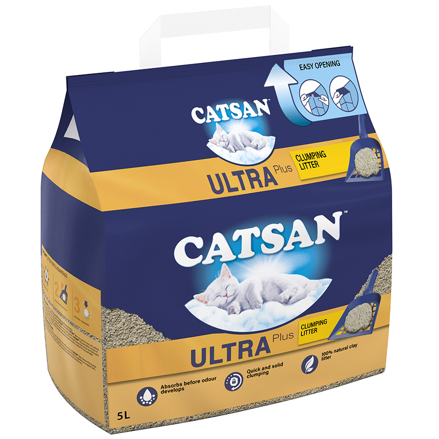 Catsan Ultra Clumping Odour Control Cat Litter Pets