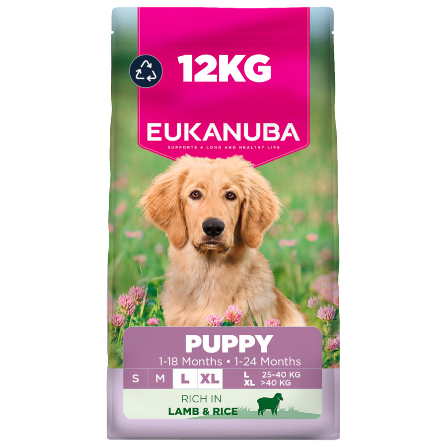 Eukanuba Large Breed Puppy Dry Dog Food Lamb & Rice