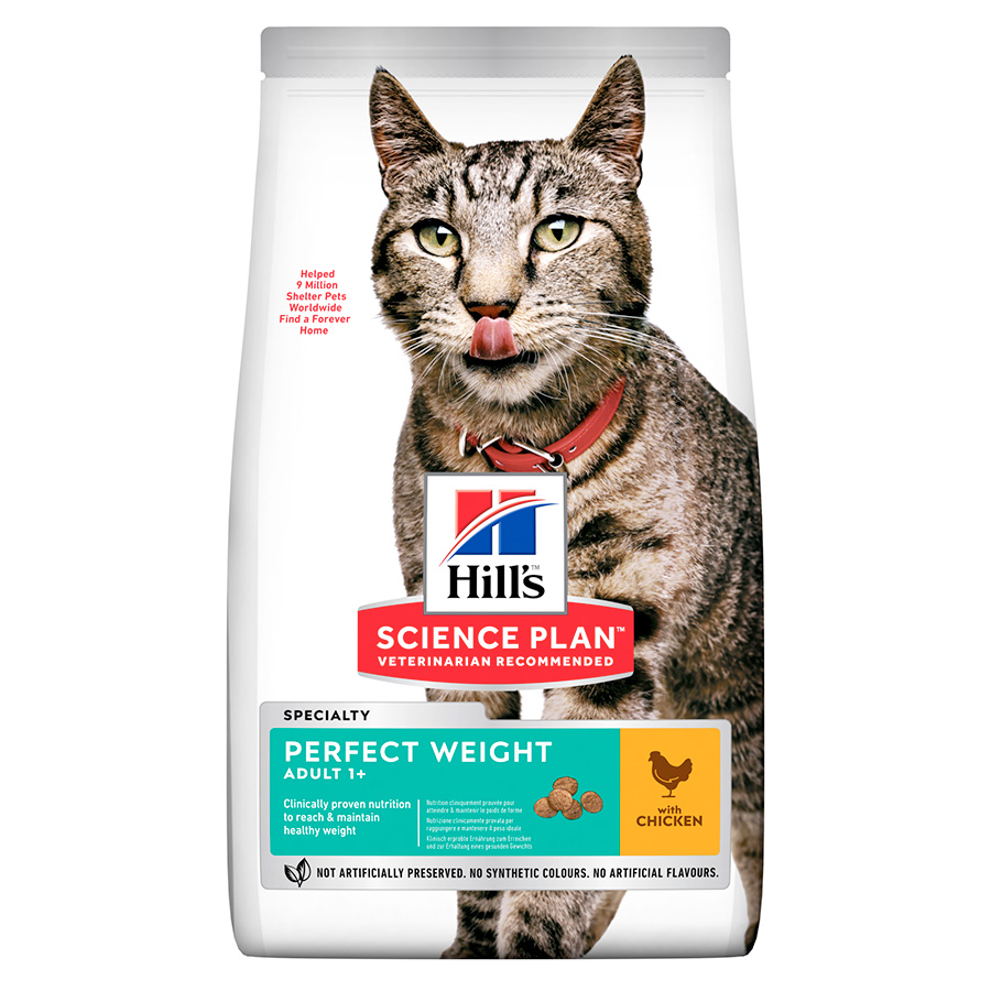 Hill’s Science Plan Perfect Weight Adult Cat Dry Food Chicken | Pets