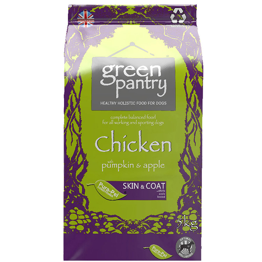 Green Pantry Adult Dry Dog Food Chicken with Pumpkin & Apple