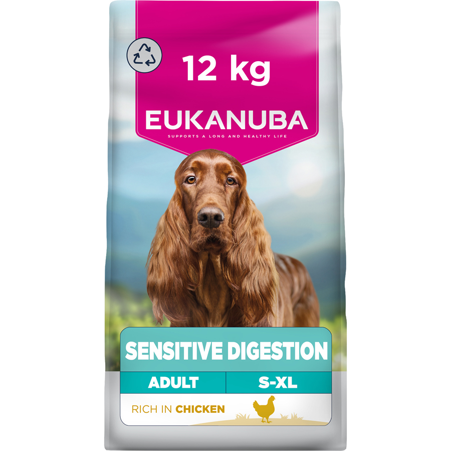 Eukanuba Daily Care Sensitive Digestion Adult Dry Dog Food Chicken
