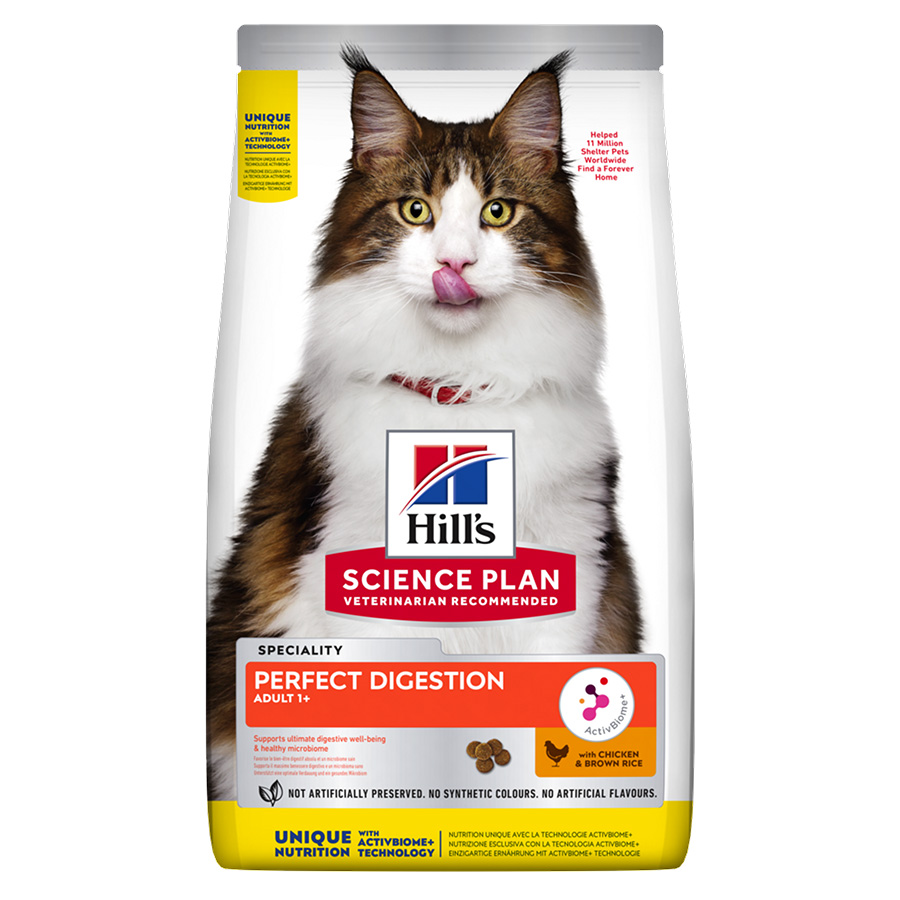 Hill’s Science Plan Perfect Digestion Adult Dry Cat Food Chicken | Pets