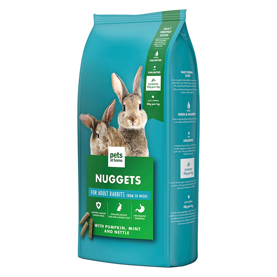 Pets at home junior rabbit nuggets best sale