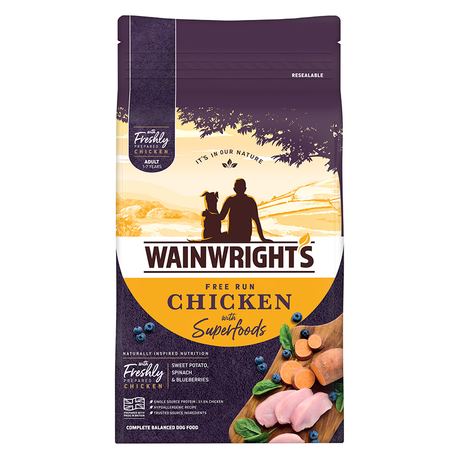 Wainwright’s Adult Dry Dog Food Chicken With Superfoods | Pets