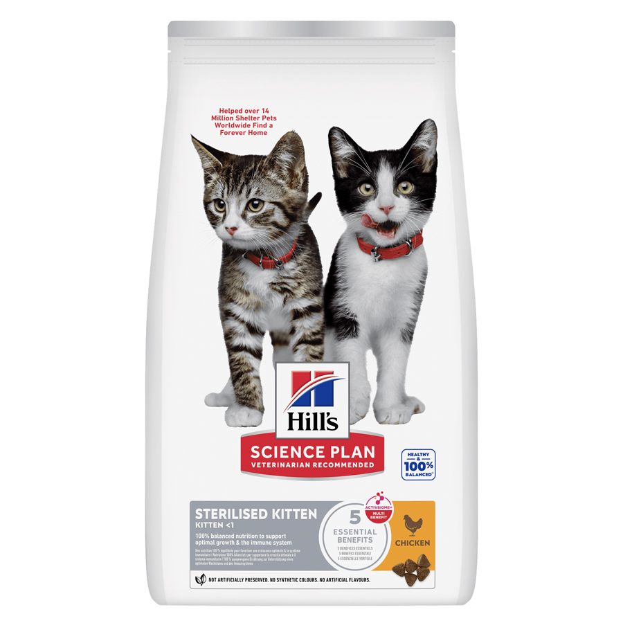 Hill's Science Plan Sterilised Kitten Dry Cat Food