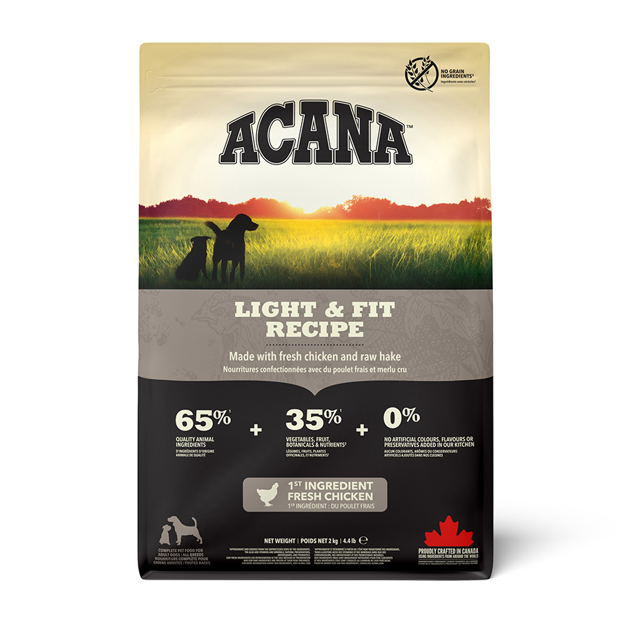 ACANA Light & Fit Adult Dry Dog Food with Chicken Turkey & Fish