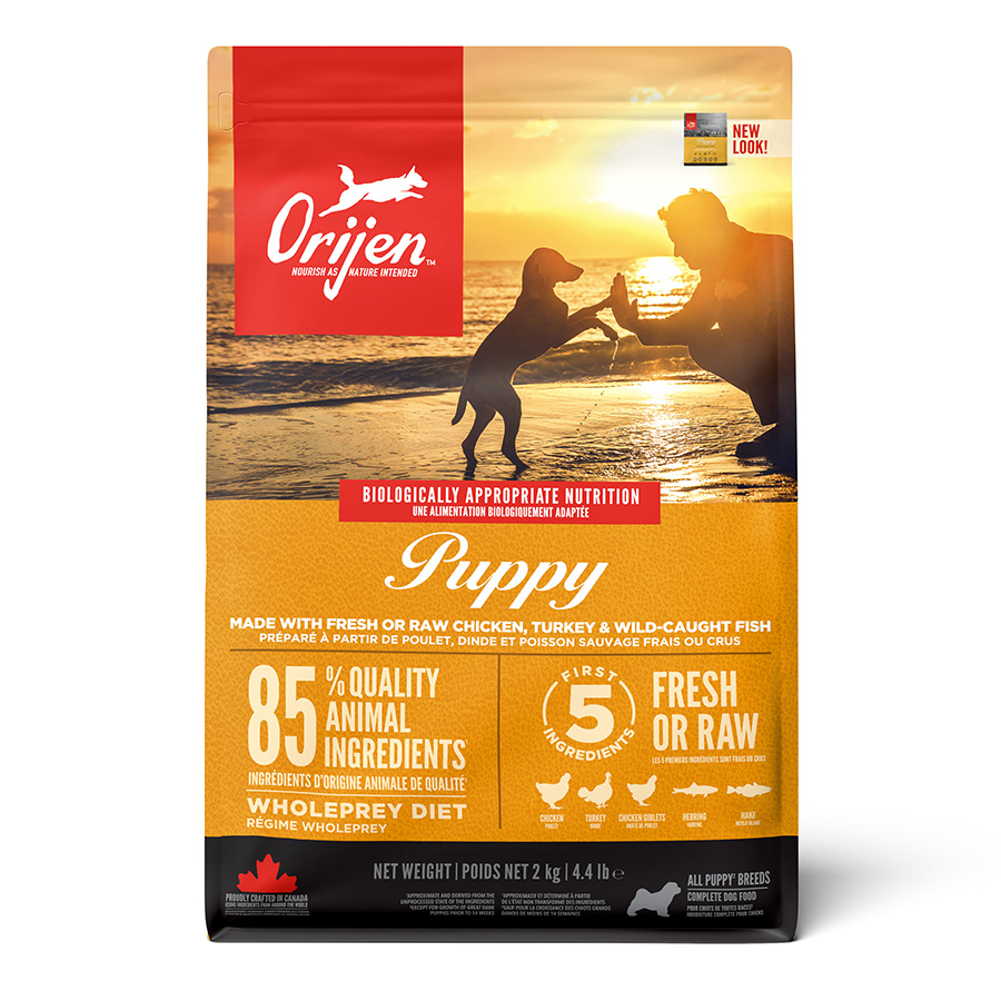 Orijen Puppy Dry Food with Chicken Turkey & Fish