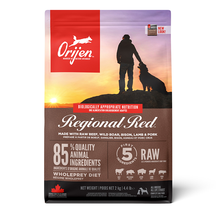 Orijen Regional Red Adult Dry Dog Food with Beef Lamb & Pork