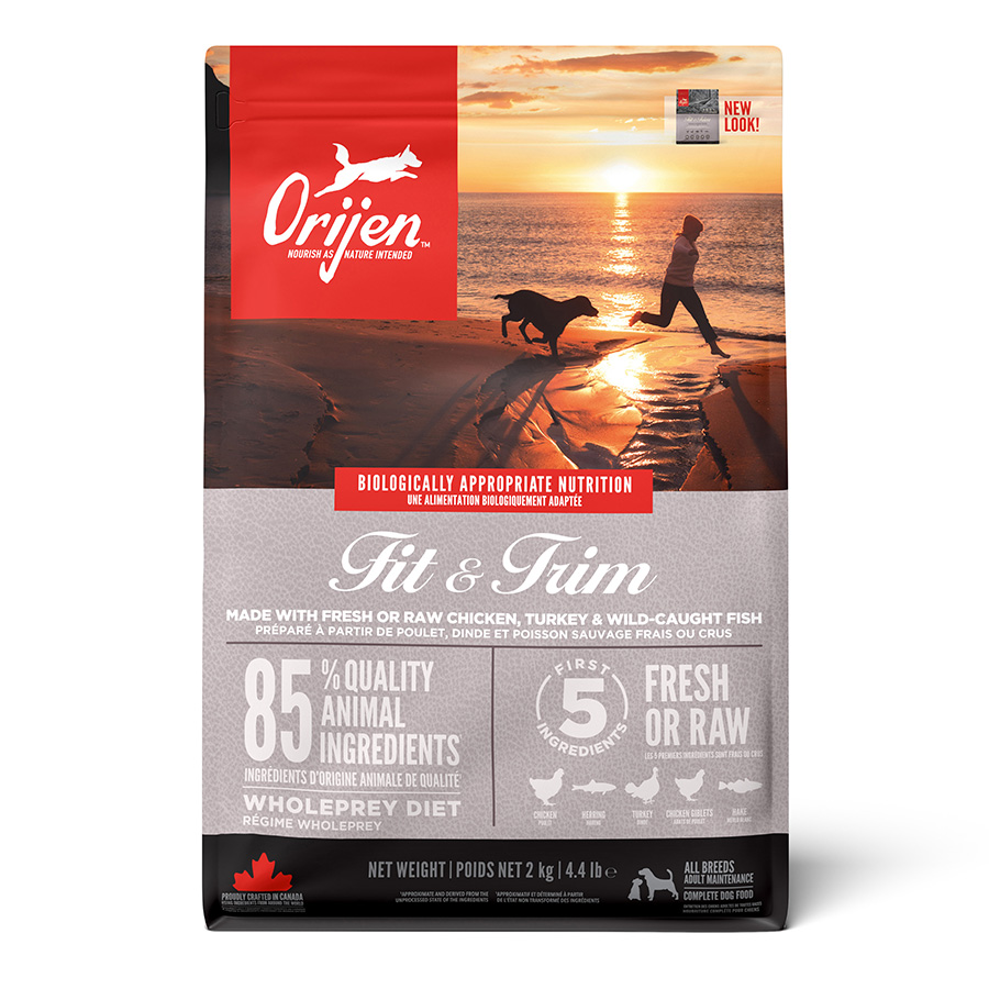 Orijen Fit & Trim Adult Dry Dog Food with Chicken Turkey & Wild-Caught Fish
