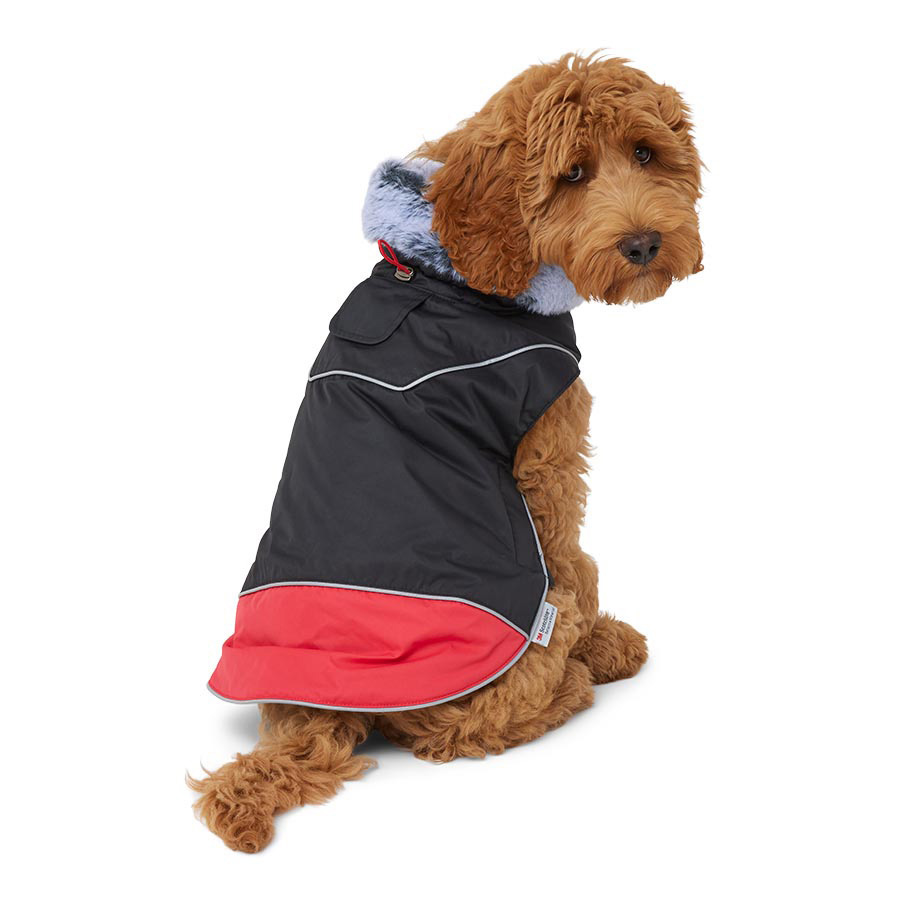 3 Peaks Antibacterial Dog Coat Black | Pets