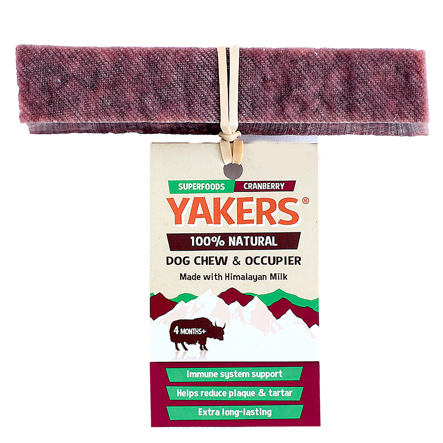 Yakers Cranberry Dog Chew & Occupier