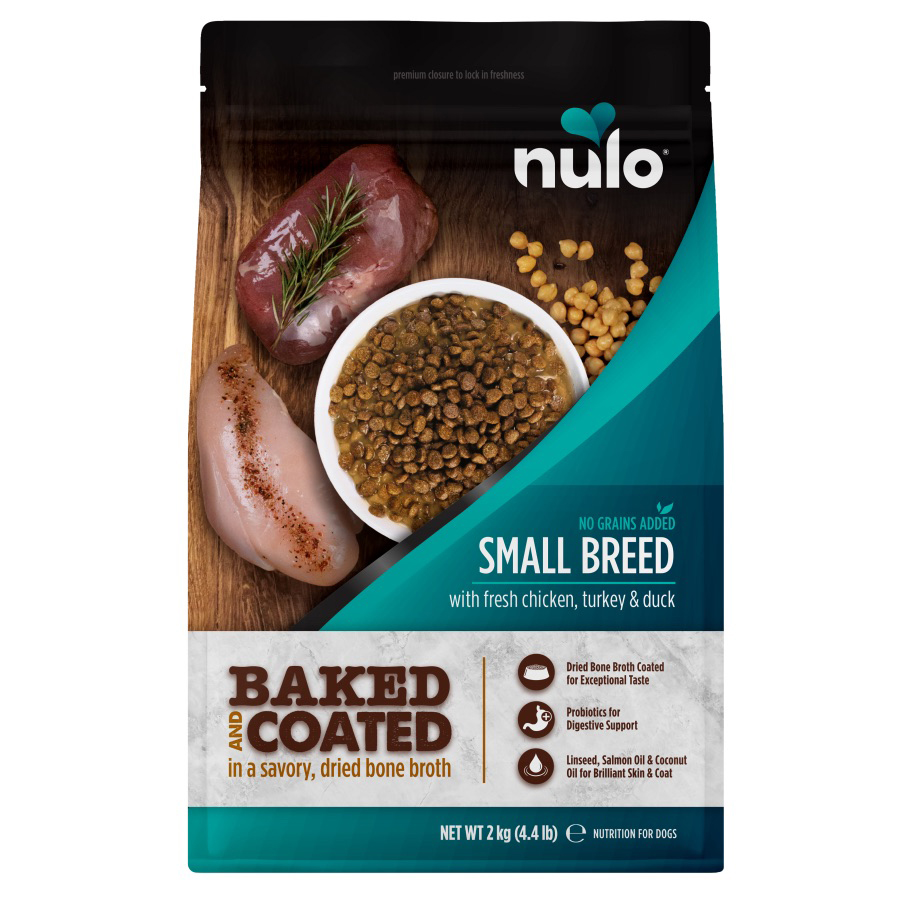 Nulo Baked & Coated Small Breed Adult Dry Dog Food with Fresh Chicken Duck & Turkey
