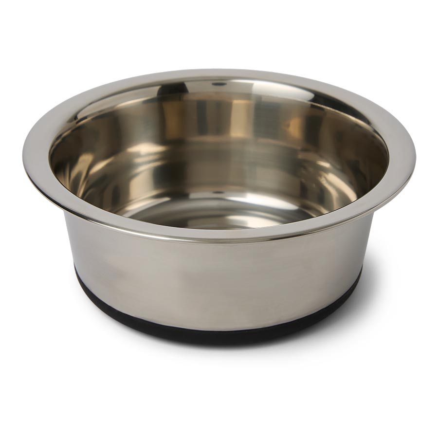 Pets at Home Slip Resistant Stainless Steel Bowl M
