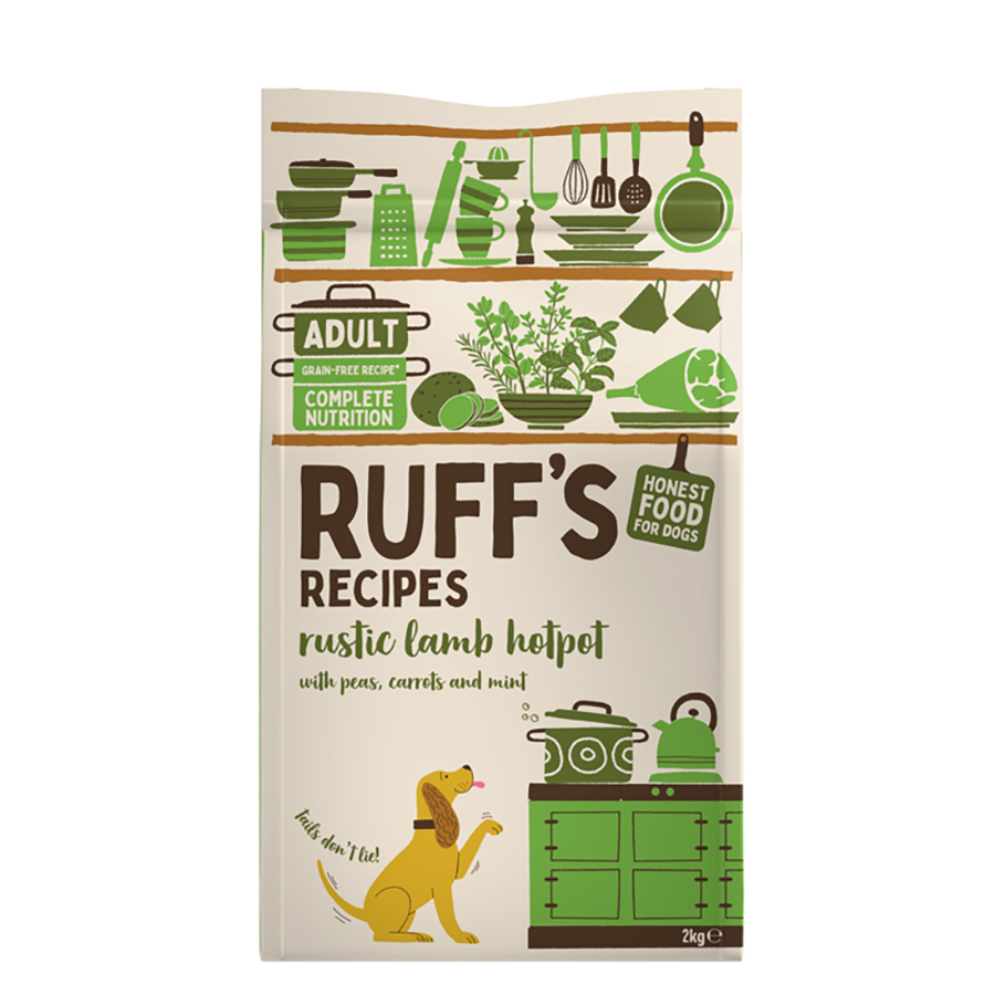 Ruff's Recipe Rustic Lamb Hotpot with Peas, Carrots