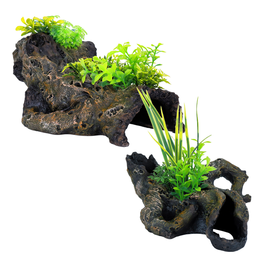 Classic Aquatics Planted Décor Wood Aquarium Ornament