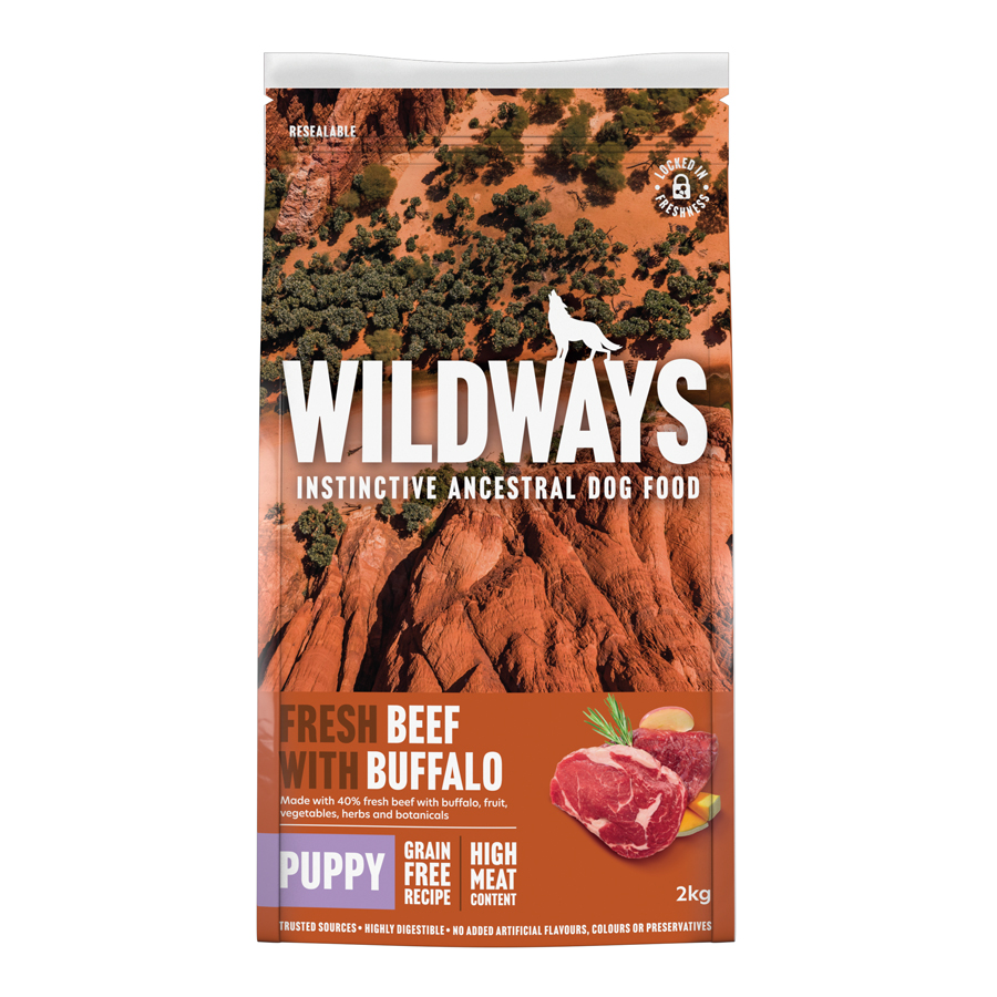 Wildways Fresh Beef with Buffalo Dry Puppy Food