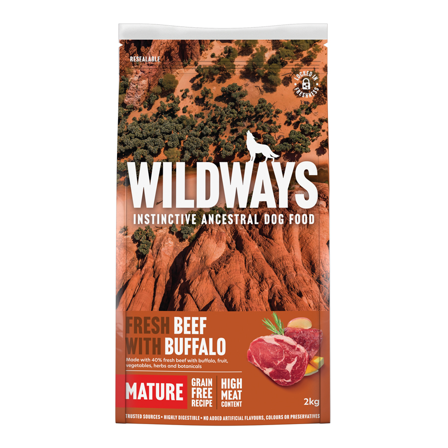 Wildways Fresh Beef with Buffalo Mature Dry Dog Food