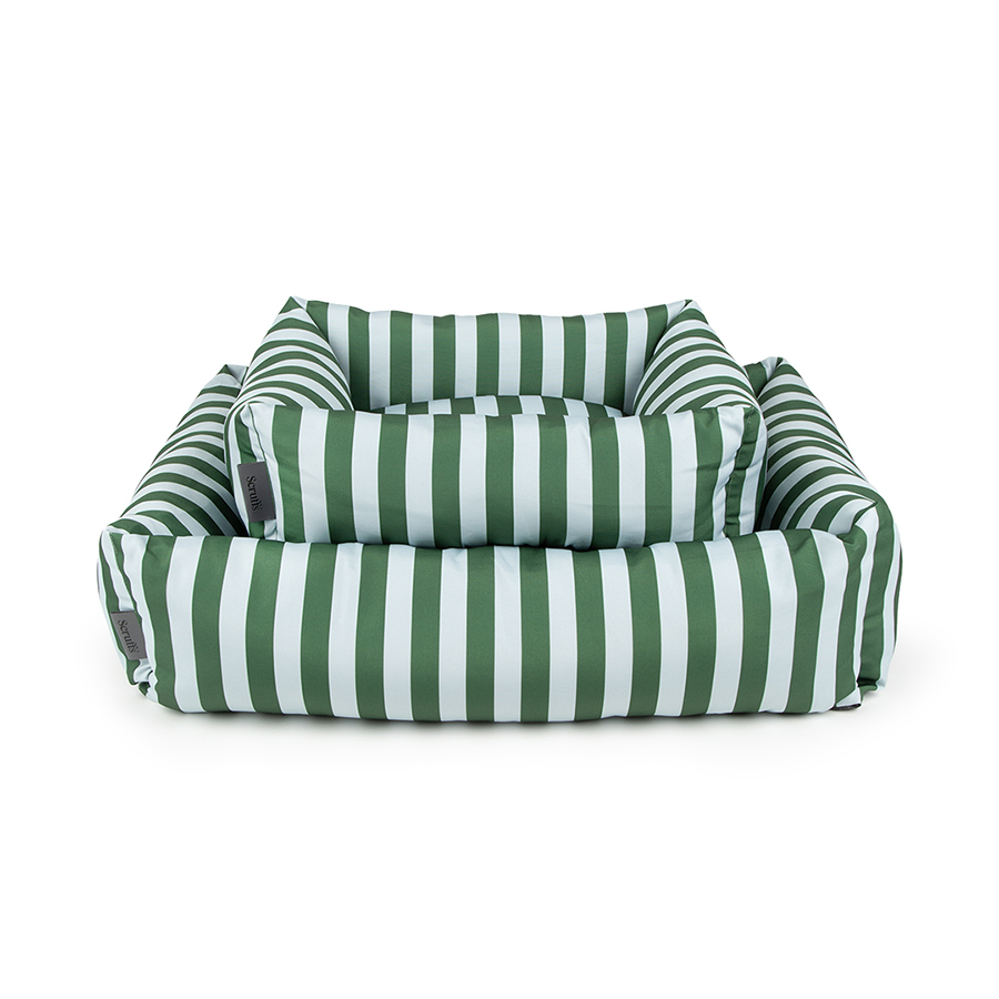 Scruffs Stripe Amalfi Box Bed Green