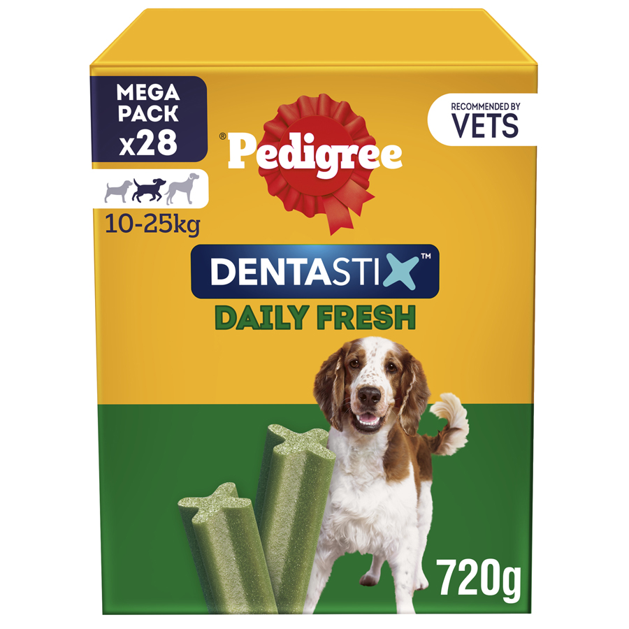 Pedigree Dentastix Daily Fresh Bulk Pack Dental Chews for Medium Breeds